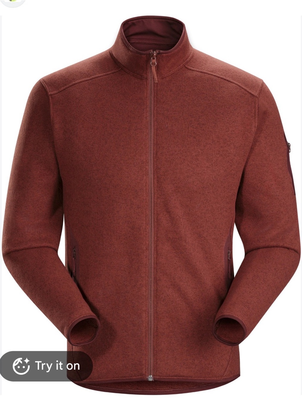 Arc'teryx Covert Cardigan Rust Fleece Jacket